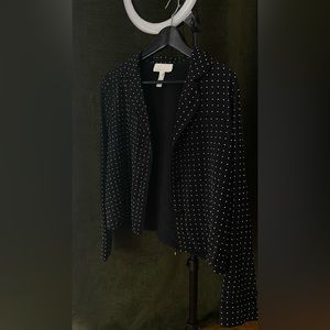 Fleur du Mal blazer with metallic polka dot